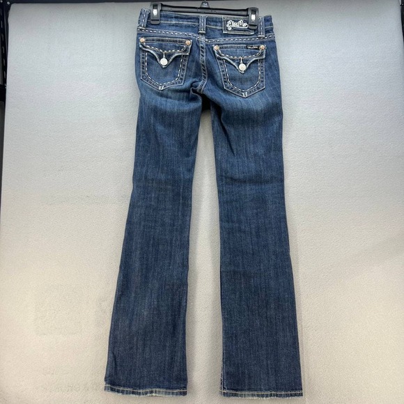 Miss Me Women's Bootcut Jeans Size 27 Button Flap Pockets Y2K - Picture 10 of 15